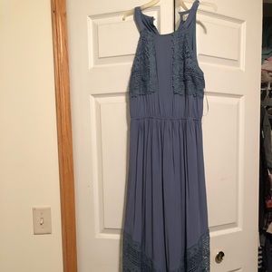 Long blue worn once dress from Alter’d state